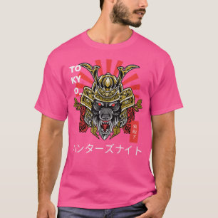 Japans Samurai Ninja Wild Beast Animal Tattoo Gr T-shirt
