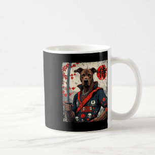 Japans Samurai Pitbull Tattoo Kawaii Ukiyo-e Nin Koffiemok