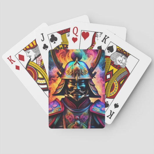 Japans Samurai Pokerkaarten (Achterkant)