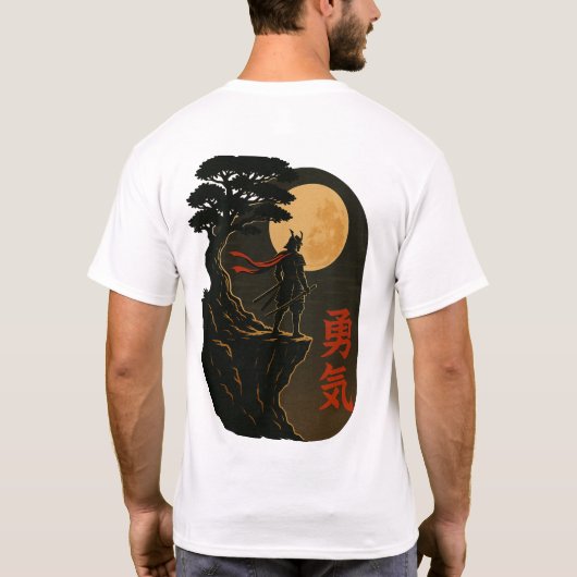 Japans Samurai T-shirt (Achterkant)