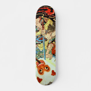 Japans Samurai vecht aap Persoonlijk Skateboard