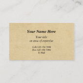 Japans Samurai Visitekaartje (Achterkant)