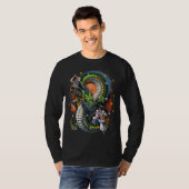 Japans Samurai vs Dragon T-shirt (Voorkant volledig)