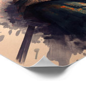 Japans Samurai Warrior Art Print Poster (Hoek)