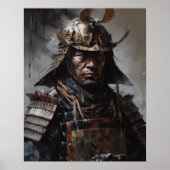 Japans Samurai Warrior Art Print Poster (Voorkant)