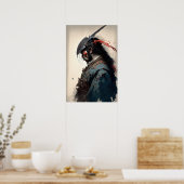  Japans Samurai Warrior Art Print Poster (Keuken)