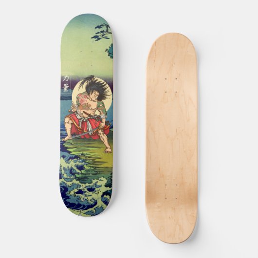Japans Samurai Warrior Hero Persoonlijk Skateboard (Voorkant)