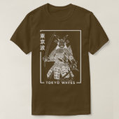 Japans Samurai Warrior - Minimalistisch Japan T-shirt (Design voorkant)