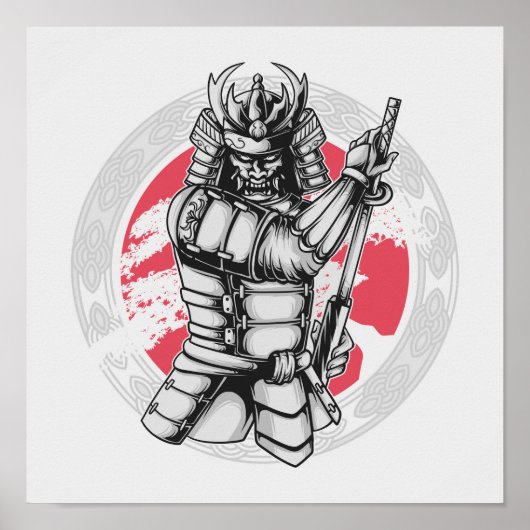 Japans Samurai Warrior Poster (Voorkant)