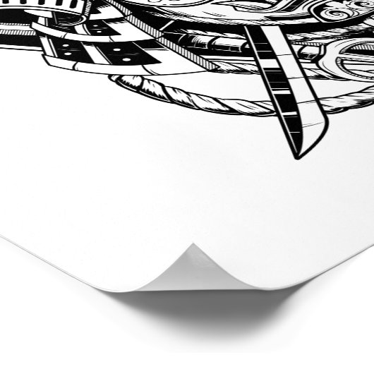 Japans Samurai Warrior Poster (Hoek)