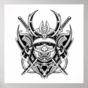 Japans Samurai Warrior Poster