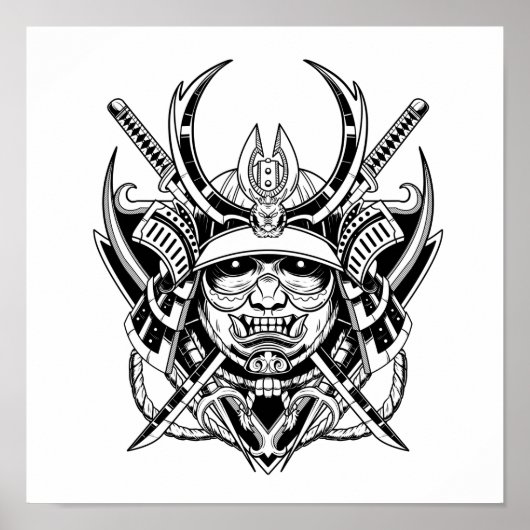 Japans Samurai Warrior Poster (Voorkant)