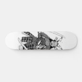 Japans Samurai Warrior Tattoo Design Persoonlijk Skateboard (Horizontaal)