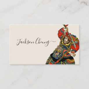 Japans Samurai Warrior Visitekaartje