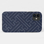 Japans sashiko-sleutelontwerp Case-Mate iPhone case (Achterkant (horizontaal))
