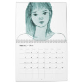 Japans schattig meisje MANGA Kalender (Feb 2026)