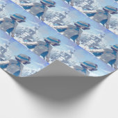 japans schattig meisje uit kawaï T-Shirt Cadeaupapier (Hoek)