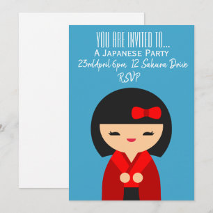 Japans schattige Japanse feest Kaart