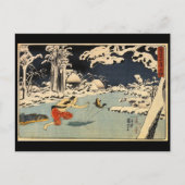 Japans schilderen c. jaren '1800 briefkaart (Voorkant)