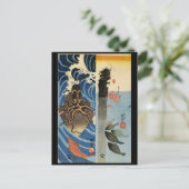 Japans schilderen c. jaren '1800 briefkaart (Staand voorkant)