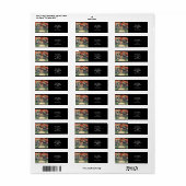 Japans schilderen c. jaren '1800 etiket (Full Sheet)