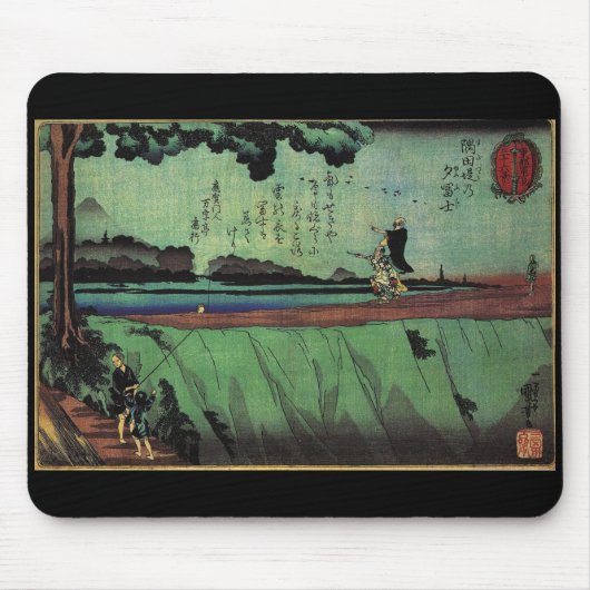 Japans schilderen c. jaren '1800 muismat (Voorkant)