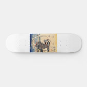 Japans schilderen c. jaren '1800 persoonlijk skateboard (Horizontaal)