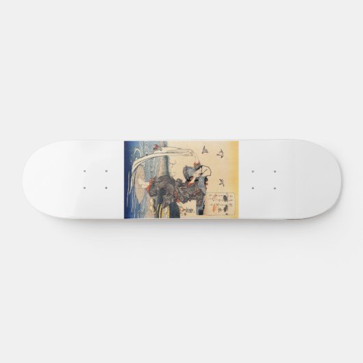 Japans schilderen c. jaren '1800 persoonlijk skateboard (Horizontaal)