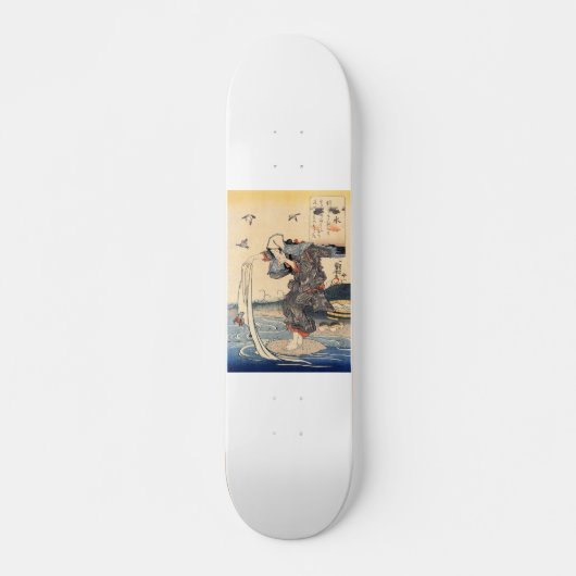 Japans schilderen c. jaren '1800 persoonlijk skateboard (Voorkant)