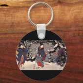 Japans schilderen c. jaren '1800 sleutelhanger (Voorkant)