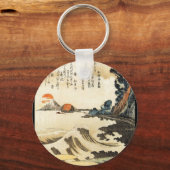 Japans schilderen c. jaren '1800 sleutelhanger (Voorkant)