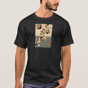 Japans schilderen c. jaren '1800 t-shirt