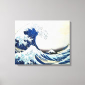 Japans schilderen door Hokusai "The Great Wave" Canvas Afdruk (Voorkant)