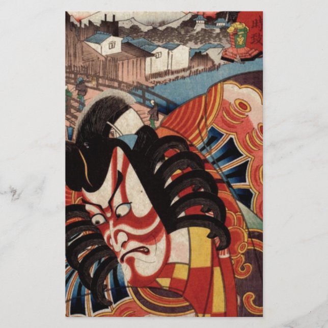  Japans schilderen - Kabuki Actor (Voorkant)