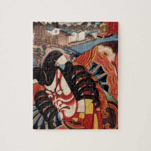  Japans schilderen - Kabuki Actor Legpuzzel (Verticaal)