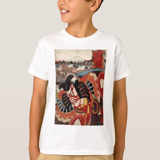  Japans schilderen - Kabuki Actor T-shirt (Voorkant)