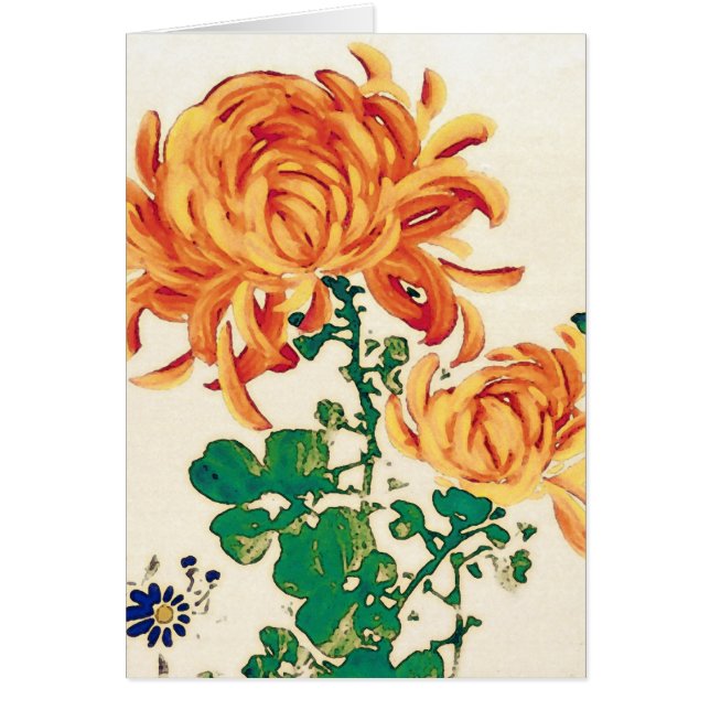  Japans schilderen van Chrysanthema (Voorkant)