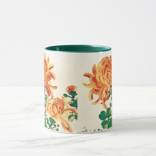 Japans schilderen van Chrysanthema Mok (Midden)