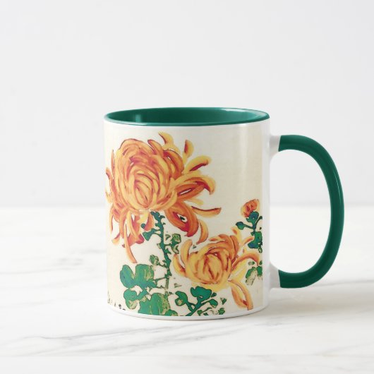 Japans schilderen van Chrysanthema Mok (Rechts)