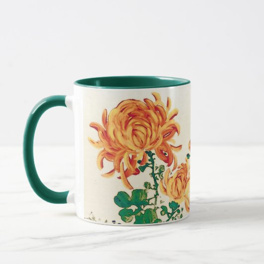 Japans schilderen van Chrysanthema Mok (Links)