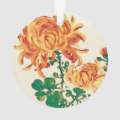 Japans schilderen van Chrysanthema Ornament (achterkant)