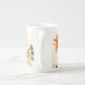  Japans schilderen van Chrysanthema Porselein Kop (Achterkant)