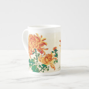 Japans schilderen van Chrysanthema Porselein Kop
