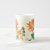  Japans schilderen van Chrysanthema Porselein Kop (Voorkant)