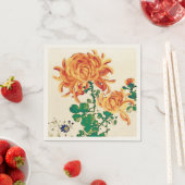 Japans schilderen van Chrysanthema Servet (Insitu)