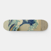  Japans schilderen van grote golven Skateboard (Horizontaal)