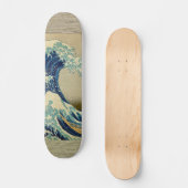  Japans schilderen van grote golven Skateboard (Voorkant)