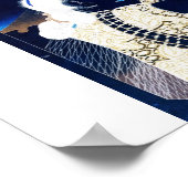 Japans schilderen van vrouwen en Mt. Fuji c. jaren Poster (Hoek)