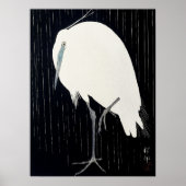 Japans schilderij van Koson ohara, heron, 小 邨 の 本 Poster (Voorkant)