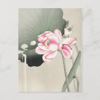 Japans schilderij van ohara koson, 小 古 の 日 本 briefkaart